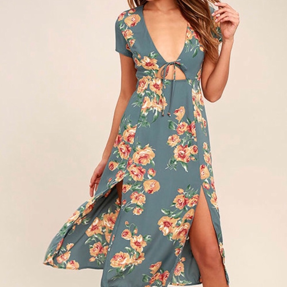Lulu’s floral dress, NWT!